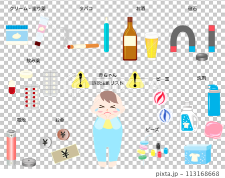 赤ちゃん誤飲注意リスト 113168668