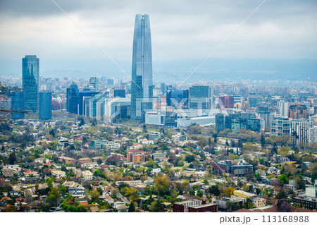 Santiago skyline Santiago skyline 113168988