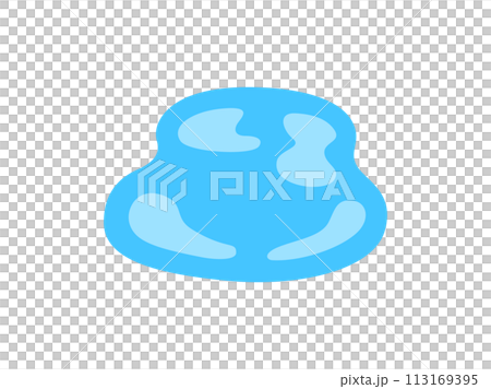 Illustration of puddle icon Illustration of puddle icon 113169395