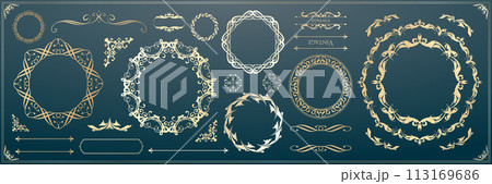 アンティークフレーム 113169686