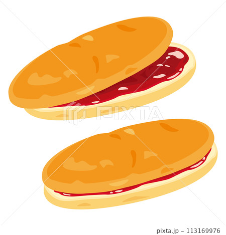 ジャムコッペパンサンドセット 113169976