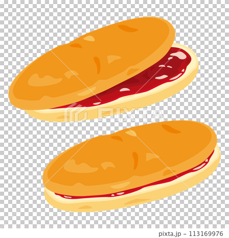 ジャムコッペパンサンドセット 113169976