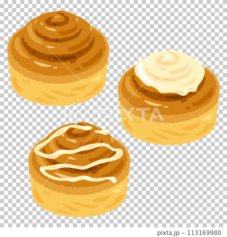cinnamon roll set 113169980