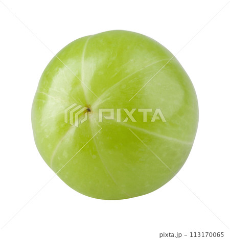 Fresh Amla or Indian gooseberry fruits isolated on a white background Fresh Amla or Indian gooseberry fruits isolated on a white background 113170065
