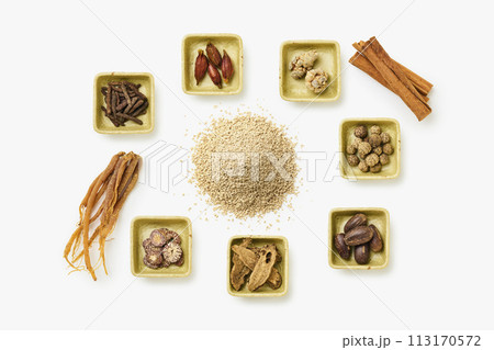 漢方　漢方薬　薬膳　kampo medicine 113170572