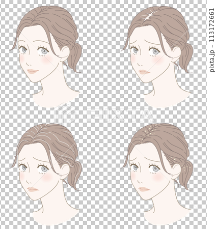 頭皮・髪のトラブルセット　名称なし 113172661