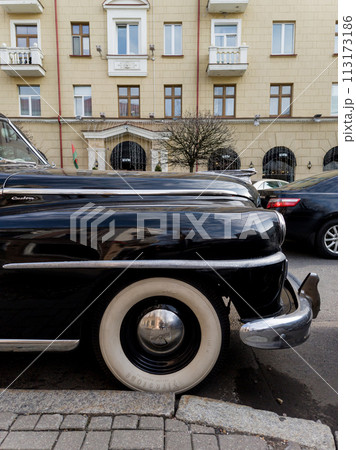 elegant Vintage car Desoto. 113173186