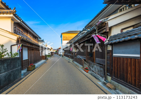 徳島　重伝建　脇町の町並み 113173243