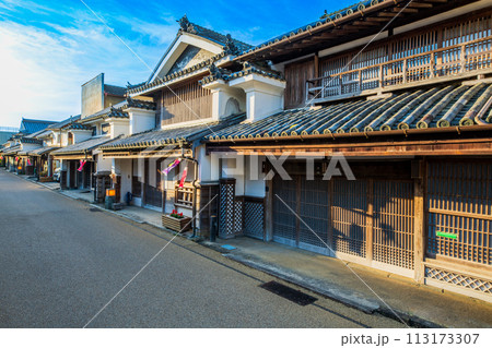 徳島　重伝建　脇町の町並み 113173307