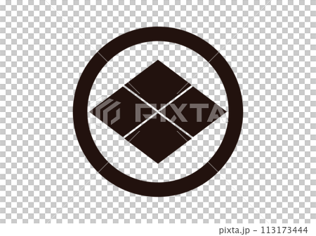 丸に武田菱 113173444