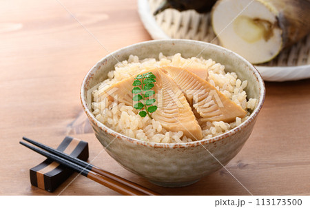 春の味覚 竹の子ご飯 春の味覚 竹の子ご飯 113173500