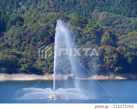 七ヶ宿ダム（七ヶ宿湖大噴水）【宮城県七ヶ宿町】 113173763