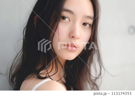 綺麗な髪・美女「AI生成画像」 113174355