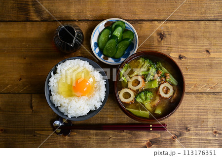 たまごかけご飯と納豆汁 たまごかけご飯と納豆汁 113176351