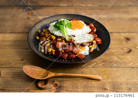 ソーセージ丼 113176461