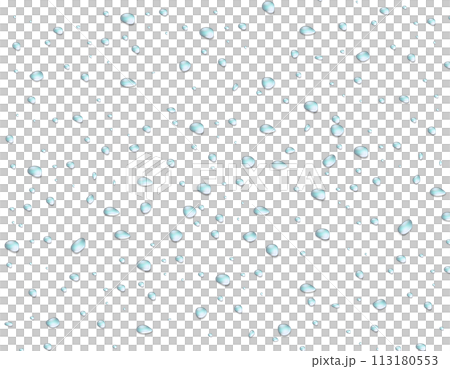 Water drop background material Transparent background 1 113180553
