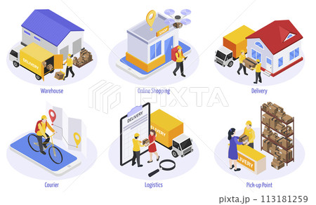 Delivery service composition set 113181259