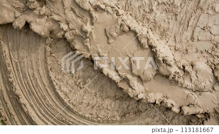 粘土のテクスチャ 113181667