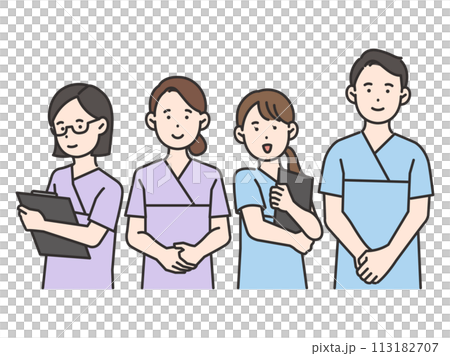 International Nurses Day Nures illustration 113182707