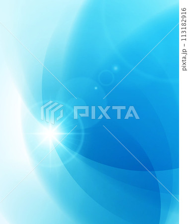 Blue Abstract Background With Lens Flare Effect 113182916