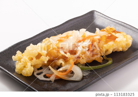 骨取りカレイと野菜の甘酢あん 骨取りカレイと野菜の甘酢あん 113183325