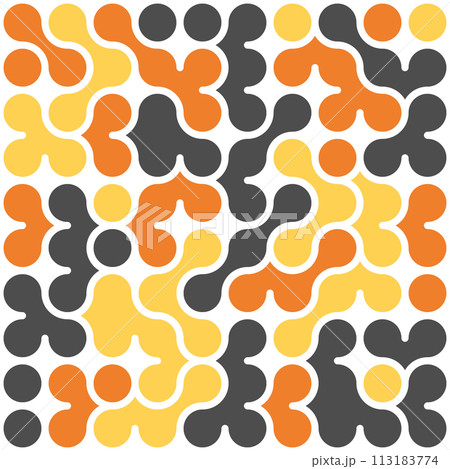Seamless colored geometric pattern. Background for design and creativity, textures, covers, packaging, interior, prints and creative ideas 113183774
