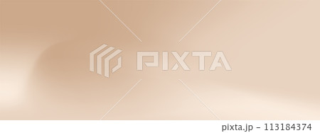Nude Gradient. Pastel beige Background. Abstract soft backdrop. Minimal blur wallpaper. Trendy Vector illustration 113184374
