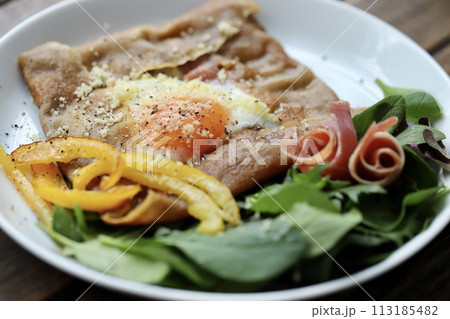 そば粉のカリもちガレット　グルテンフリーなおうちごはん 113185482