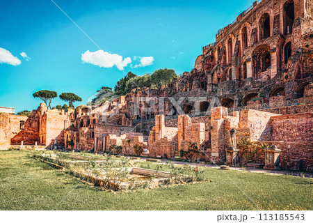 Roman Forum. Ancient, beautiful, incredible Rome, where every place is filled with history. Roman Forum. Ancient, beautiful, incredible Rome, where every place is filled with history. 113185543