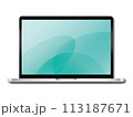ノートPCのイラスト 113187671