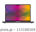 ノートPCのイラスト2 113188169