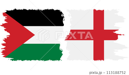 England and Palestine grunge flags connection vector England and Palestine grunge flags connection vector 113188752