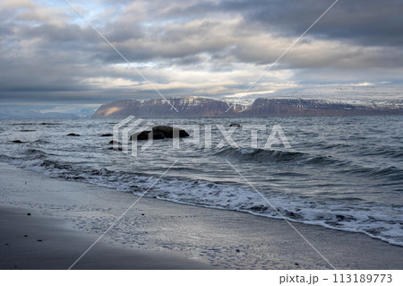 West coast of Atlantic ocean, Westfjords, Iceland West coast of Atlantic ocean, Westfjords, Iceland 113189773