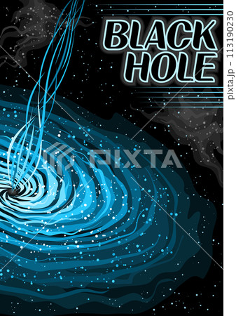 Vector Poster for Black Hole Vector Poster for Black Hole 113190230