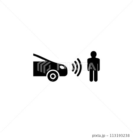 Sensing System Assist Flat Vector Icon 113193238