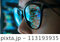 Person Wearing Glasses Close-Up 113193935