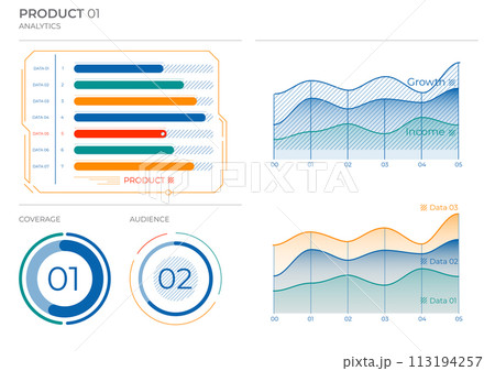 Presentation business analysis charts in color. Finance Charts. Presentation business analysis charts in color. Finance Charts. 113194257