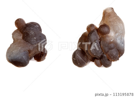 Macro mineral stone Chalcedony, Chalcedony screed on a white background Macro mineral stone Chalcedony, Chalcedony screed on a white background 113195878