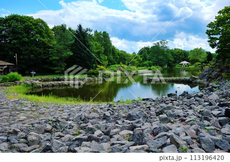 北海道開拓の村 漁村群エリアの風景 北海道開拓の村 漁村群エリアの風景 113196420