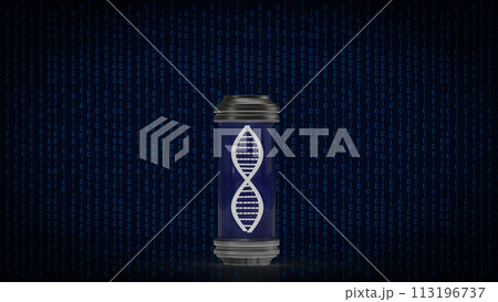 The DNA in Glass tube for Sci or education concept 3d rendering. The DNA in Glass tube for Sci or education concept 3d rendering. 113196737