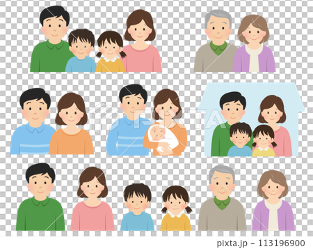 Family vector illustration set 113196900