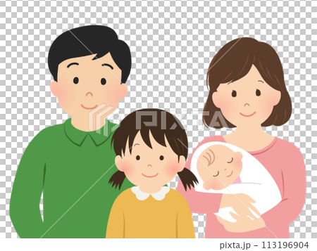 家族のベクターイラスト 113196904