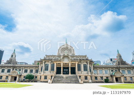 「東京都」築地本願寺の風景 「東京都」築地本願寺の風景 113197970