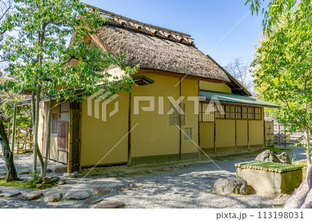 京都府八幡市八幡女郎花の市立松花堂庭園 茶室 梅隠(千宗旦) 京都府八幡市八幡女郎花の市立松花堂庭園 茶室 梅隠(千宗旦) 113198031
