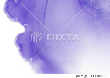 鮮やかな水彩画 アルコールインク 幻想的 113200686