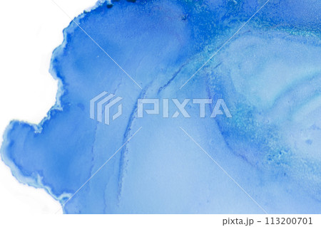 鮮やかな水彩画 アルコールインク 幻想的 113200701