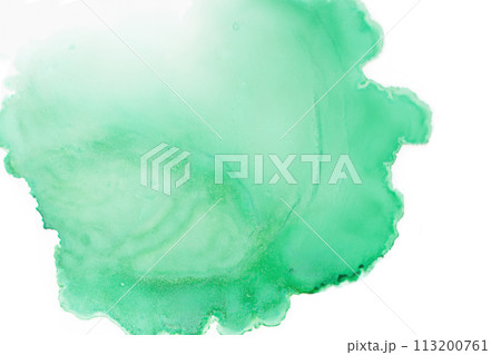 鮮やかな水彩画 アルコールインク 幻想的 鮮やかな水彩画 アルコールインク 幻想的 113200761