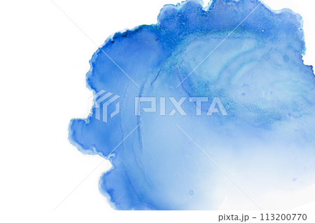 鮮やかな水彩画 アルコールインク 幻想的 鮮やかな水彩画 アルコールインク 幻想的 113200770