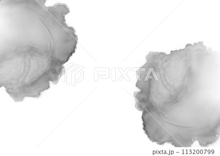 鮮やかな水彩画 アルコールインク 幻想的 113200799