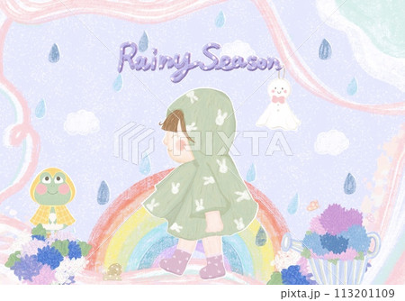 梅雨のバナー 113201109